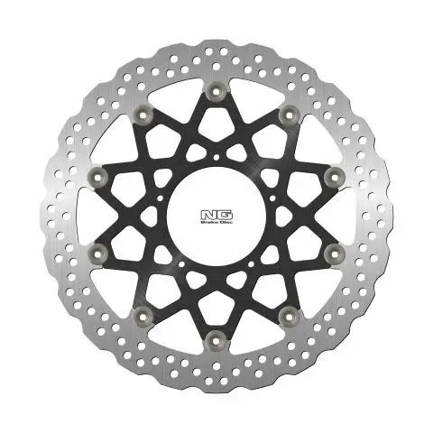 NG přední brzdový kotouč HONDA CBR1000RR 20-23, CMX 1100 REBEL 21 (330X93,5X5mm) (5X6,5mm) WAVE plovoucí (prostředek hliníkový) (NG přední brzdový)