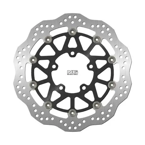 NG přední brzdový kotouč KAWASAKI ZX-6R 636 16-20 (310X80X5mm) (5X10,5mm) WAVE plovoucí (prostředek hliníkový) ( )