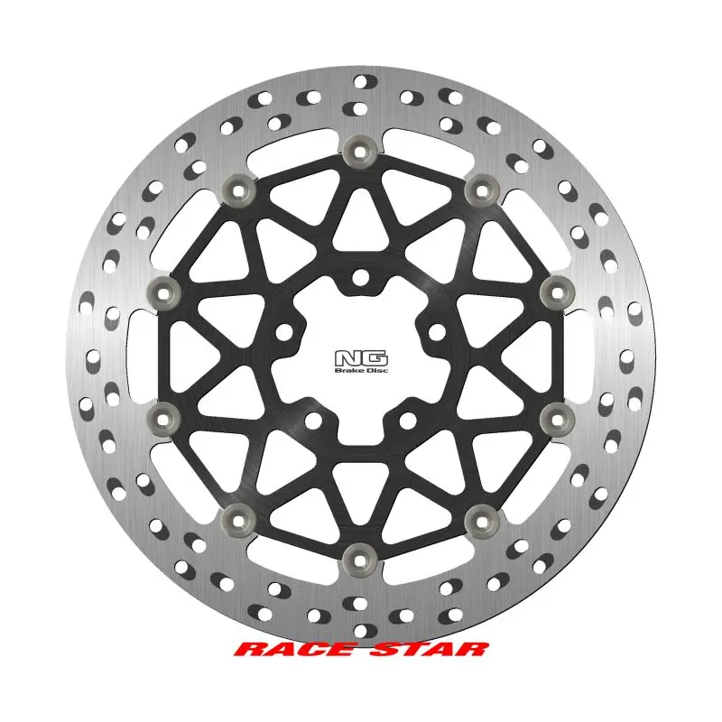 NG přední brzdový kotouč RACE STAR PREMIUM KAWASAKI ZX 10R SE ABS 19-20, ZX 10RR ABS 17-24 (330X70X6mm) (5X10,25mm) (prostředek hliníkový, vylepšené