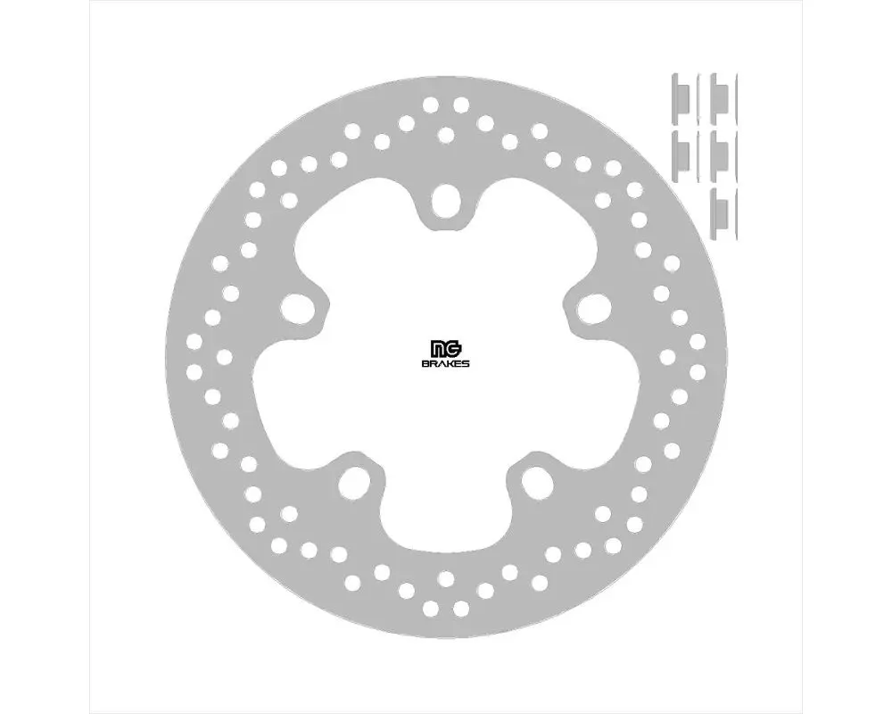 NG brzdový kotouč zadní INDIAN STANDARD FTR 1200 18-23 (260X117,4X5mm) (5X13,8X16,4mm) (NG brzdový kotouč zadní INDIAN STANDARD FTR 1200 18-23)