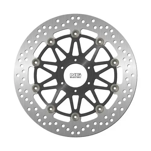 NG přední brzdový kotouč HONDA CBR600 95-98, CBR900/929 93-97 (296X58X4mm) (6X6,5mm) plovoucí (prostředek hliníkový) (NG přední brzdový kotouč HONDA)