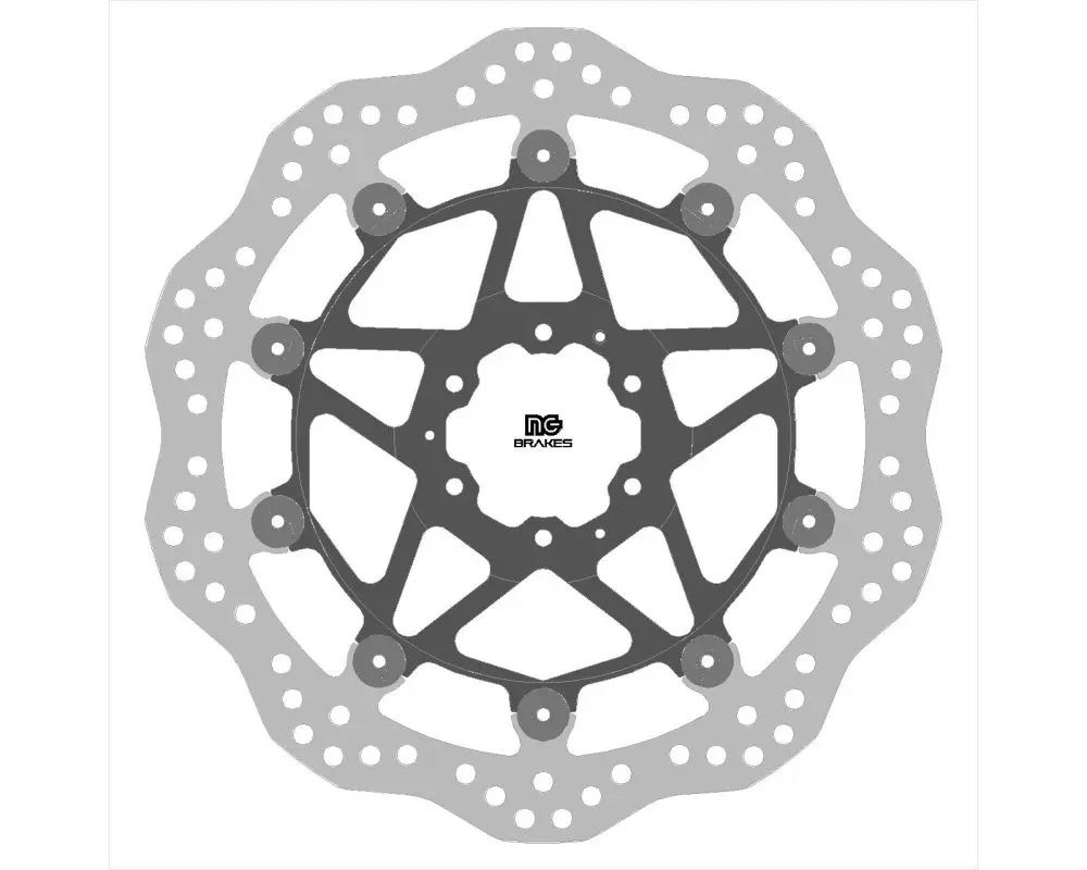 NG přední brzdový kotouč HONDA XL 750 TRANSALP 23, (310X62X4,5mm) (6X6,25mm) WAVE (prostředek hliníkový) (NG přední brzdový kotouč HONDA XL 750)