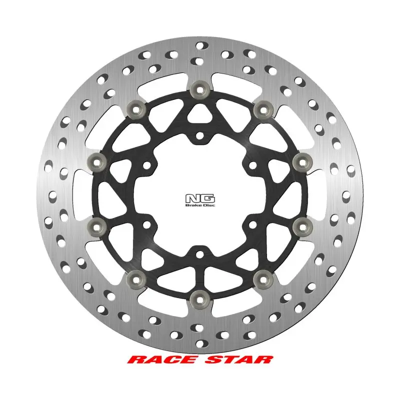 NG přední brzdový kotouč RACE STAR PREMIUM SUZUKI GSX-R 1000 17-22 (320X102X5mm) (6X8,25mm) plovoucí (prostředek hliníkový, vylepšené chlazení) (NG)