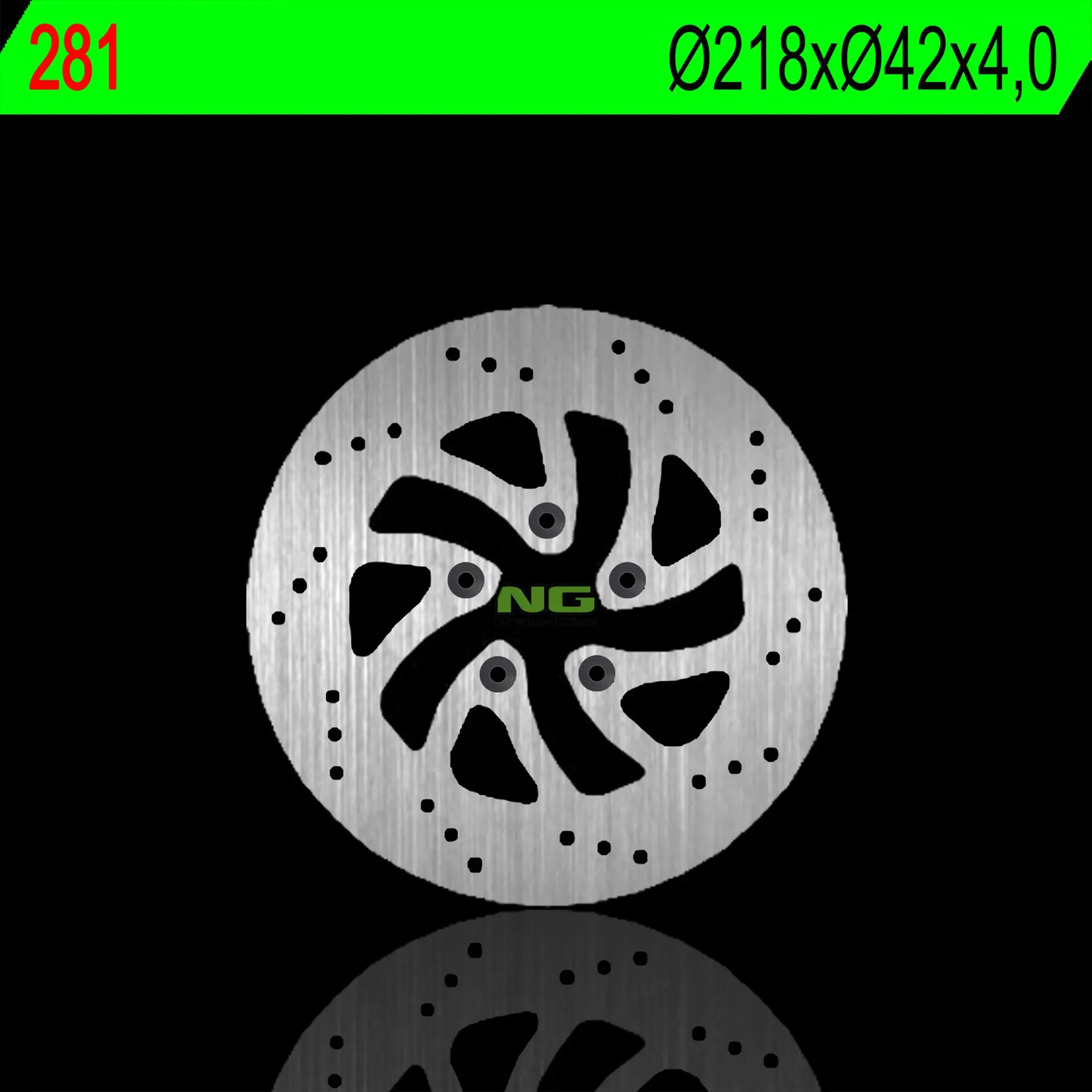 NG přední brzdový kotouč ITALJET JACKPOT 125 01, JUPITER 125 02, MILLENIUM 125 00-02 (5X6,5mm) (NG přední brzdový kotouč ITALJET JACKPOT 125 01,)