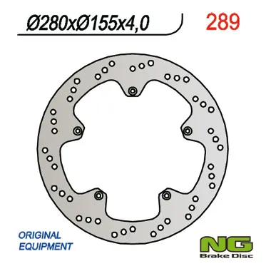 NG přední brzdový kotouč APRILIA RS 50, YAMAHA TZR 50 (280X155X4) (NG přední brzdový kotouč APRILIA RS 50, YAMAHA TZR 50 (280X155X4))