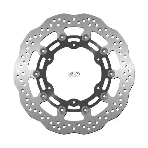 NG přední brzdový kotouč YAMAHA FJR1300 03-19, MT-01 05-06, XV1700 09-17, YZF R7 99-02 (320X132X5mm) (6X8,5mm) WAVE plovoucí (prostředek hliníkový)