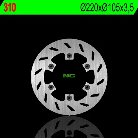 NG přední brzdový kotouč RIEJU 50 RS1 97-98, MALAGUTI 50, zadní BETA RR 50/125 (220X105X3,5) (6X6,5mm) (NG přední brzdový kotouč RIEJU 50 RS1 97-98,)