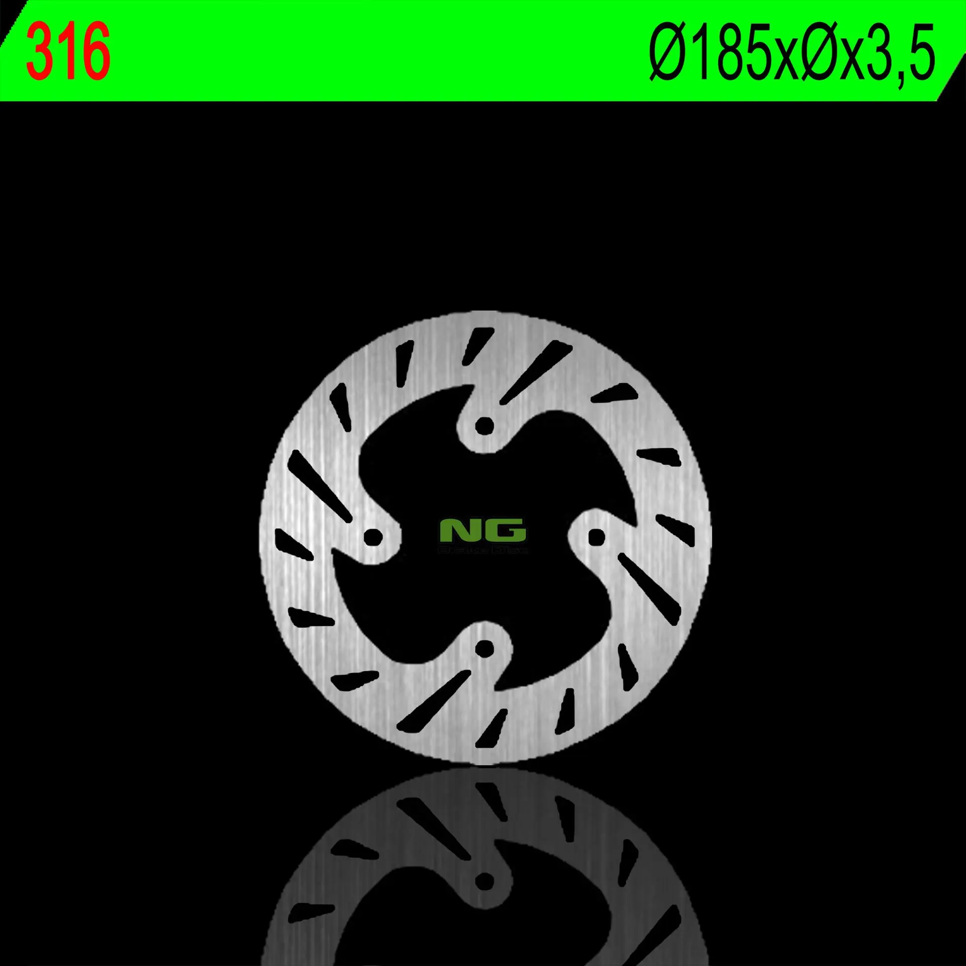 NG přední brzdový kotouč BETA REV REV3 125/200/250 99-02 (185X3,5mm) (4X10,5mm) (NG přední brzdový kotouč BETA REV REV3 125/200/250 99-02 (185X3,5mm))