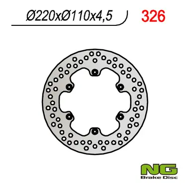 NG brzdový kotouč zadní APRILIA 125/350/600/650 (220X110X4,5) (NG brzdový kotouč zadní APRILIA 125/350/600/650 (220X110X4,5))