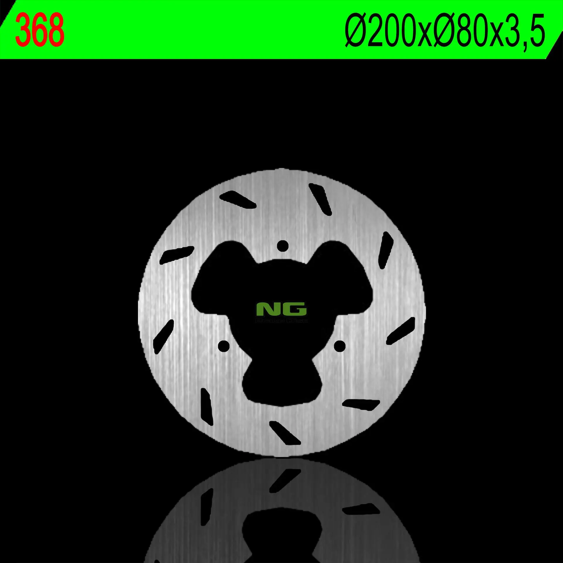 NG brzdový kotouč zadní RIEJU RR 5005-08, RS 1 50 99 (22X80X3,5mm) (3X8,5mm) (NG brzdový kotouč zadní RIEJU RR 5005-08, RS 1 50 99 (22X80X3,5mm))