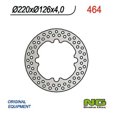 NG zadní brzdový kotouč HUSQVARNA TE/TC 99-12 (220X126X4) (NG zadní brzdový kotouč HUSQVARNA TE/TC 99-12 (220X126X4))