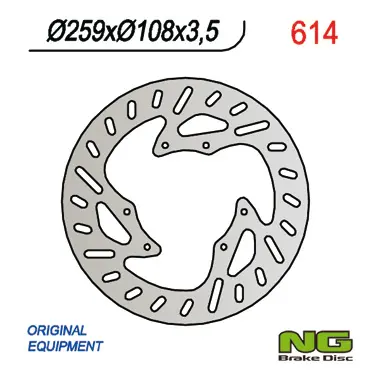 NG přední brzdový kotouč YAMAHA / MBK 50-125 SUPERMOTO (260X108X3,5) (NG přední brzdový kotouč YAMAHA / MBK 50-125 SUPERMOTO (260X108X3,5))