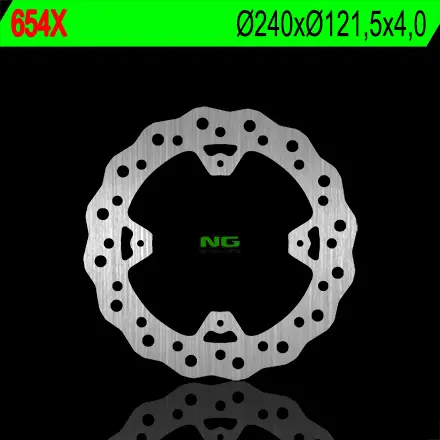 NG zadní brzdový kotouč HONDA CR 125/250 02-07, CRF 250/450R 04-21 (240X121,5X4) WAVE (NG zadní brzdový kotouč HONDA CR 125/250 02-07, CRF 250/450R)