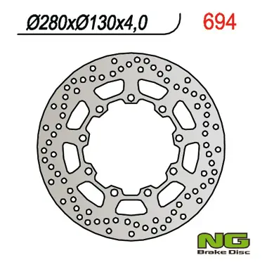 NG brzdový kotouč přední KAWASAKI KLR 650 (90-12) (280X130X4) (NG brzdový kotouč přední KAWASAKI KLR 650 (90-12) (280X130X4))