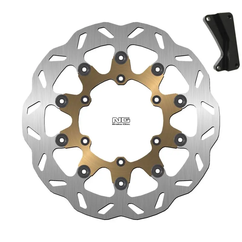 NG brzdový kotouč s adaptérem 320mm (318X118X5mm) OVERSIZE SM SUZUKI DR-Z 250 / 400 00-09 , RM 125 / 250 96-10 , YAMAHA YZ 125 / 250 05-07 , YZF 250 /