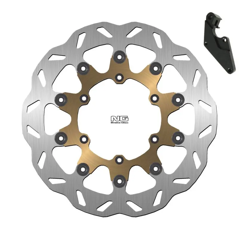NG brzdový kotouč s adaptérem OVERSIZE SM 320mm (318X118X5mm) YAMAHA YZ 125 / 250 08-18 , YZF 250 07-16 , YZF 450 08-15 , SUPERMOTO (NG brzdový)
