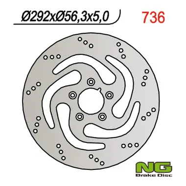 NG brzdový kotouč přední HARLEY-DAVIDSON, SPORTSTER 00-17 (292X56,3X5) (NG brzdový kotouč přední HARLEY-DAVIDSON, SPORTSTER 00-17 (292X56,3X5))