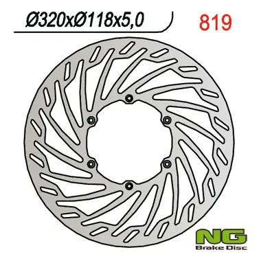 NG přední brzdový kotouč SUZUKI RM/RMZ/DRZ/YZ/YZF (320X118X5) SUPERMOTO 320mm (NG přední brzdový kotouč SUZUKI RM/RMZ/DRZ/YZ/YZF (320X118X5))