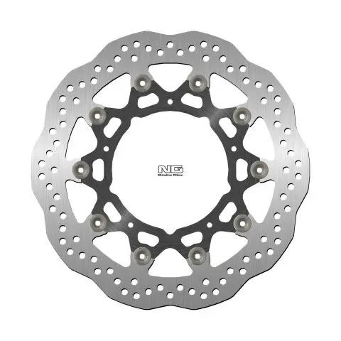 NG přední brzdový kotouč YAMAHA FZ/FZS800 10-16, XT1200Z 10-17, R1 07-11, R6 05-16 (310X132X5mm) (5X8,5mm) WAVE plovoucí (prostředek hliníkový) (NG)