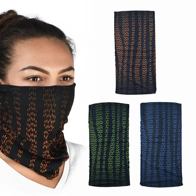 OXFORD multifunkční větruodolný nákrčník COMFY HASTE 3 kusy v balení barva zelená/modrá/oranžová ( )