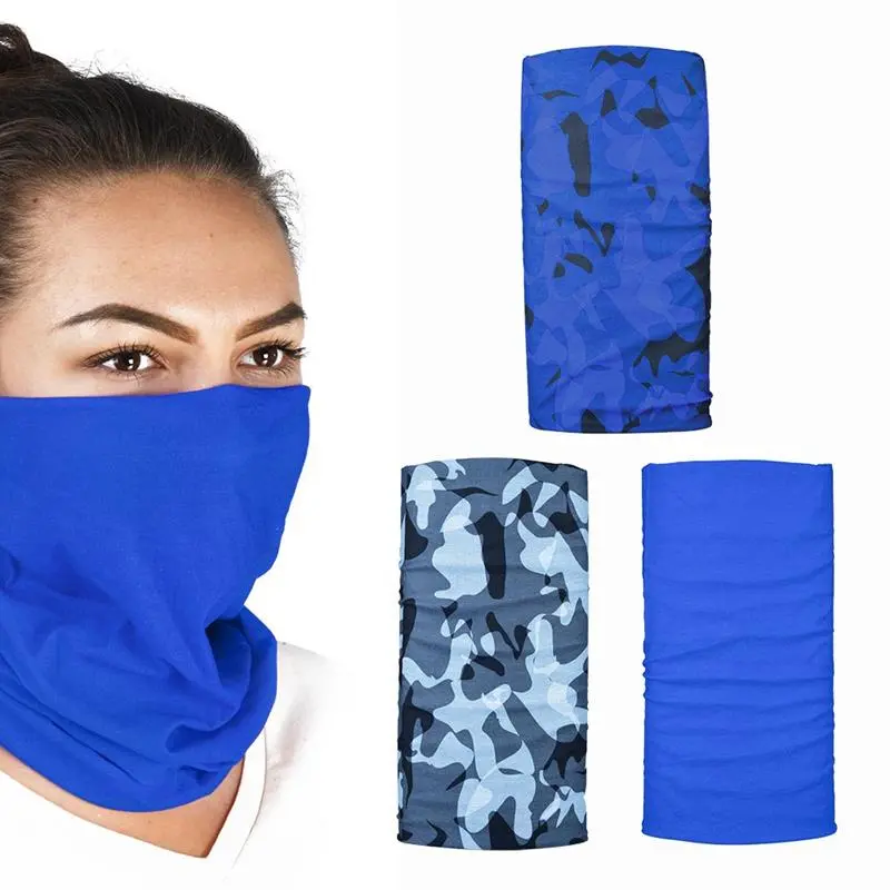 OXFORD multifunkční větruodolný límec COMFY HAVOC BLUE 3 kusy v balení barva CAMO/modrá ( )