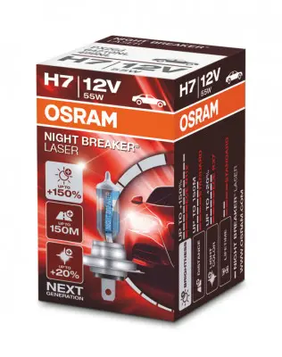 OSRAM žárovka H7 12V 55W PX26D NIGHT BREAKER® LASER (+150%) (OSRAM žárovka H7 12V 55W PX26D NIGHT BREAKER® LASER (+150%))