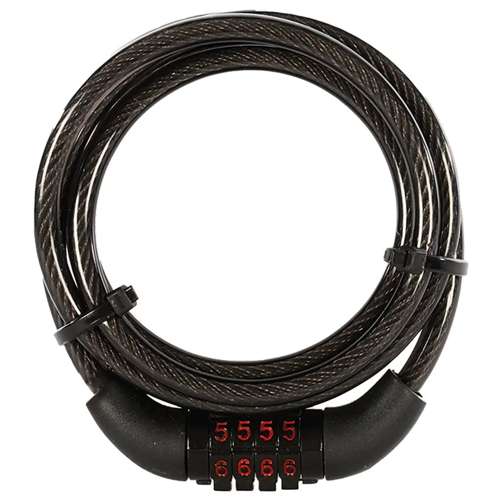 OXFORD ochrana proti krádeži (lanko) COMBI6 COMBINATION LOCK zámek na kód 6mm x 1500mm barva černá (OXFORD ochrana proti krádeži (lanko) COMBI6)