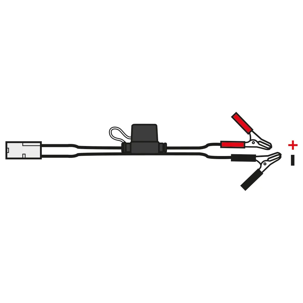 OXFORD kabel s pojistkou (krokodýlci) pro nabíječky OXIMISER / MAXIMISER (EL) ( )