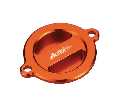 ACCEL víčko olejového filtru barva oranžová KTM (ACCEL víčko olejového filtru barva oranžová KTM)