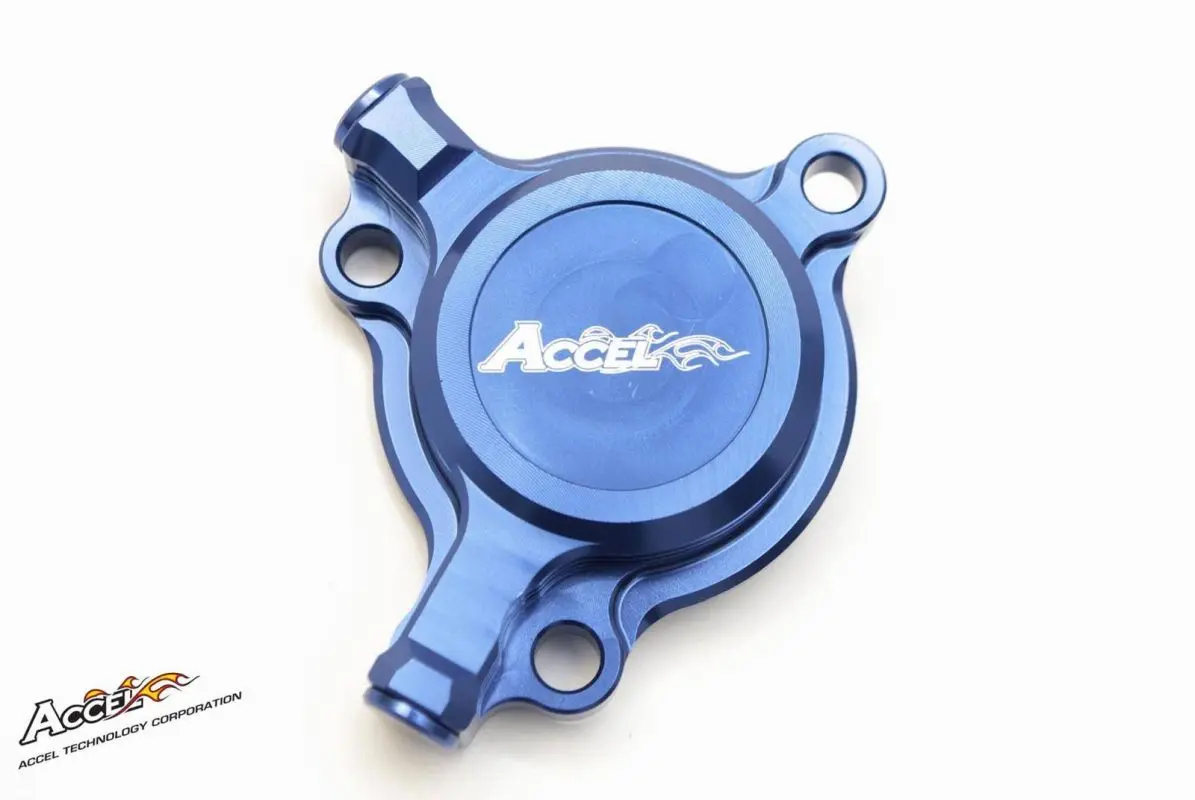 ACCEL víčko olejového filtru YZF 250 01-13, WR 250F 01-14, barva modrá (ACCEL víčko olejového filtru YZF 250 01-13, WR 250F 01-14, barva modrá)