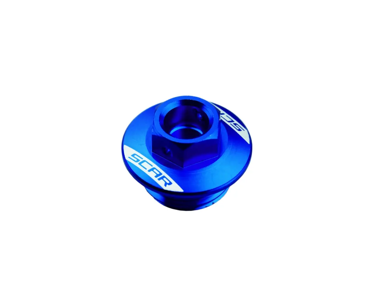 SCAR RACING zátka plnicího otvoru oleje YAMAHA YZ 250F '01-'25, YZ 450F '03-'25, YZ 65 '18-'25, YZ 85 '98-'25, YZ 125 '94-'25, YZ 250 '99-'25, WR 250R