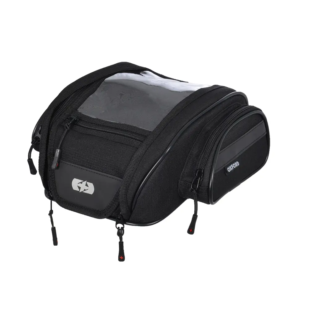 OXFORD brašna na nádrž motocyklu TANK BAG F1 MINI TANK 7L MAGNETIC (magnet) barva černá objem 7L (nahrazuje OL430) (OXFORD brašna na nádrž motocyklu)