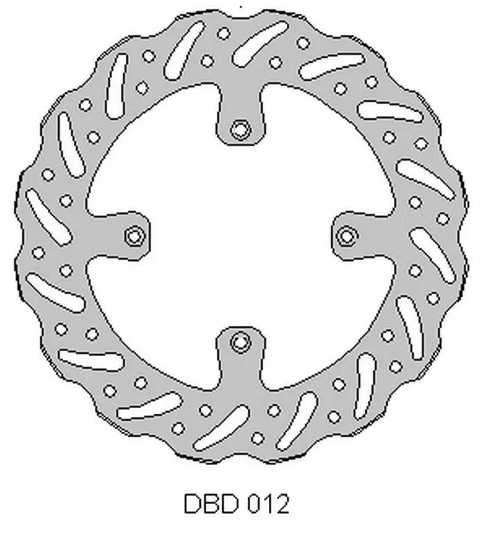 DELTA BRAKING přední brzdový kotouč KAWASAKI KX 125 89-02, KX 250 89-02, WAVE (250X100X3mm) (4X6,5mm) (NG1761,NG137) (DELTA BRAKING přední brzdový)