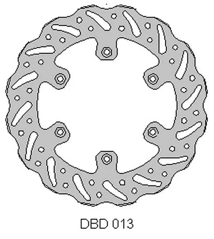 DELTA BRAKING brzdový kotouč zadní KAWASAKI KX 125 89-02, KX 250 89-02, WAVE (220X100X4mm) (6X6,5mm) (NG138) (DELTA BRAKING brzdový kotouč zadní)