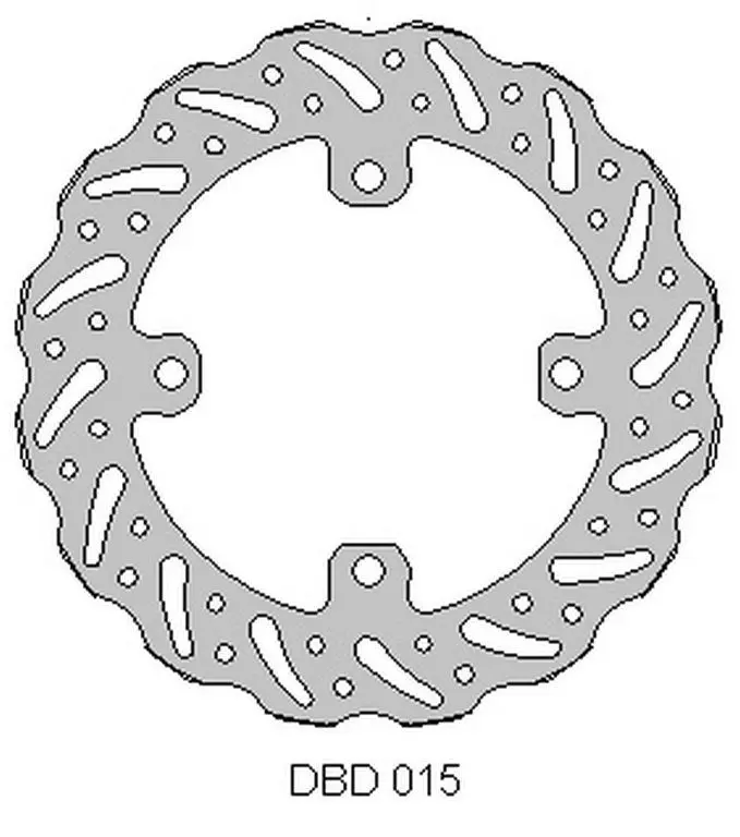 DELTA BRAKING brzdový kotouč zadní KAWASAKI KX 125 03-08, KX 250 03-18, 21, KX 450 06-18, 21, KLX 450 07-21, KXE 450 10-20, RMZ 250 04-06, WAVE