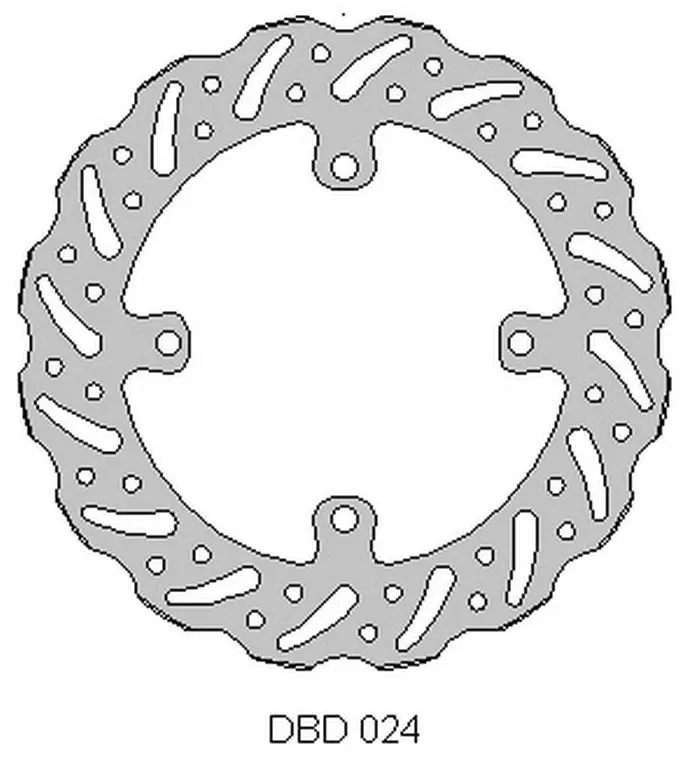 DELTA BRAKING přední brzdový kotouč SUZUKI RMZ 250 07-21, RMZ 450 05-21, RMX450 10-19, WAVE (250X118X3mm) (4X9,5mm) (NG1048X) (DELTA BRAKING přední)