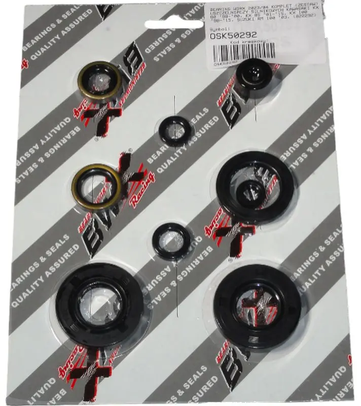 BEARING WORX sada těsnění motoru KAWASAKI KX 80 98-00, KX 85 01-15, KX 100 98-15, SUZUKI RM 100 03, (822292) (BEARING WORX sada těsnění motoru)