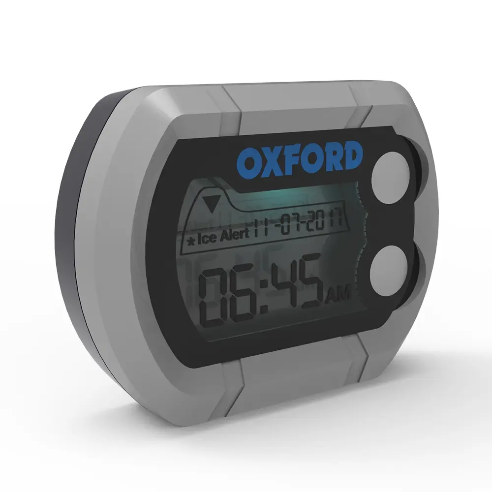 OXFORD digitální hodinky s teploměrem barva stříbrná (OXFORD digitální hodinky s teploměrem barva stříbrná)