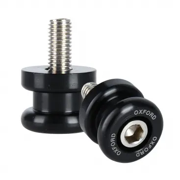 OXFORD BOBBINS válečky (kluzáky) šroubované do kyvné vidlice M12X1,25 barva černá ( )
