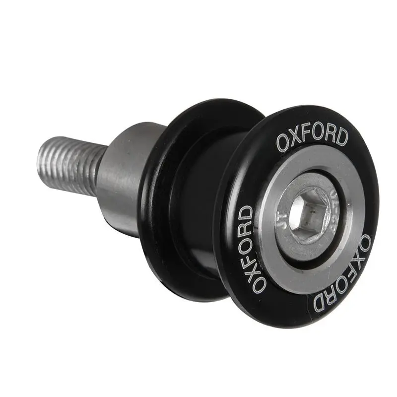 OXFORD SPINNERS PREMIUM válečky (kluzáky) šroubované do kyvné vidlice M10X1,5 s ložiskem barva černá ( )