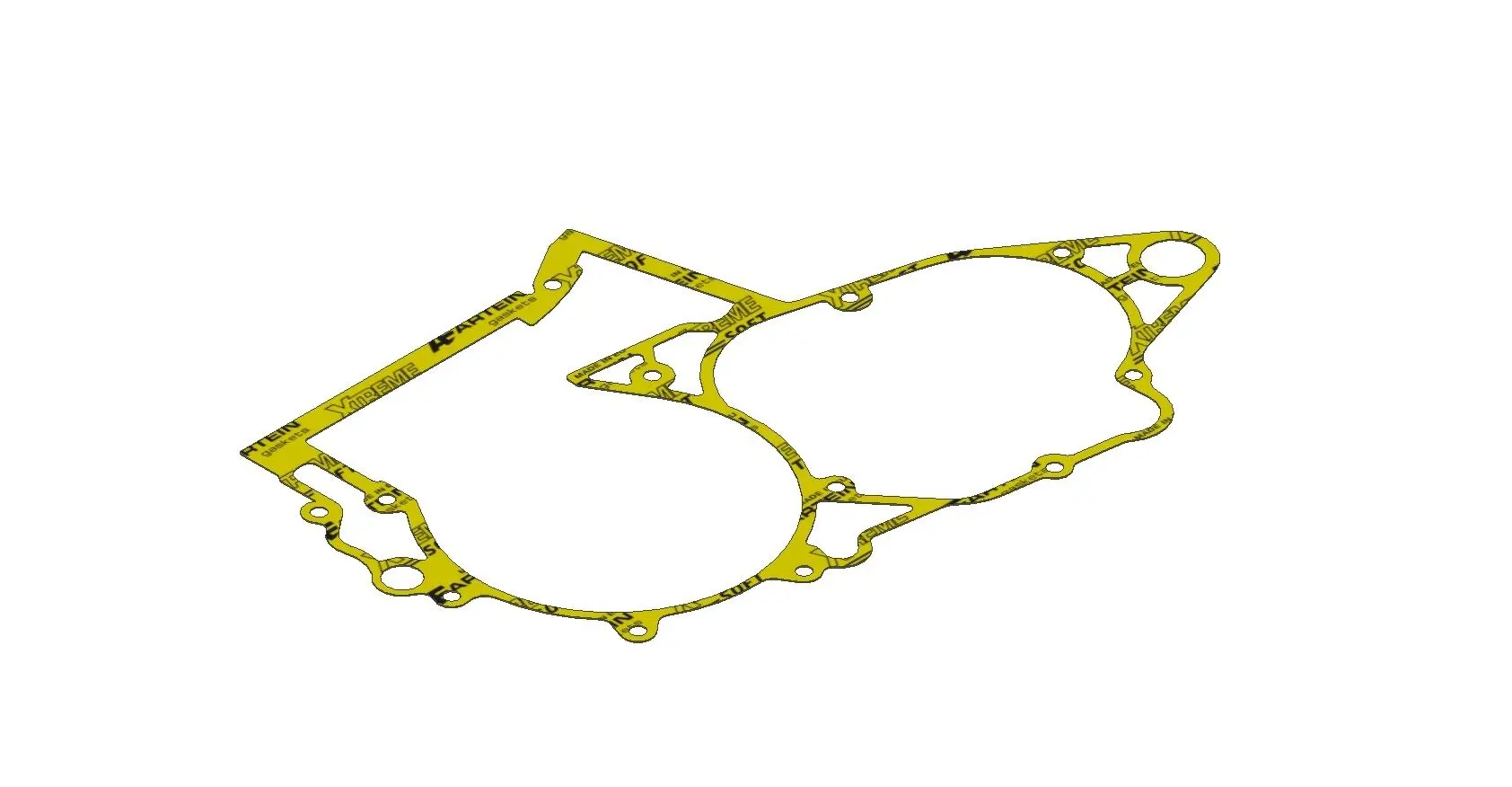 XRADICAL(ARTEIN GASKETS) těsnění klikové skříně motoru (střed motoru) KTM SX 250 '07-'16, EXC 250/300 '08-'16, HUSABERG TE 250/300 '11-'14 ,HUSQVARNA