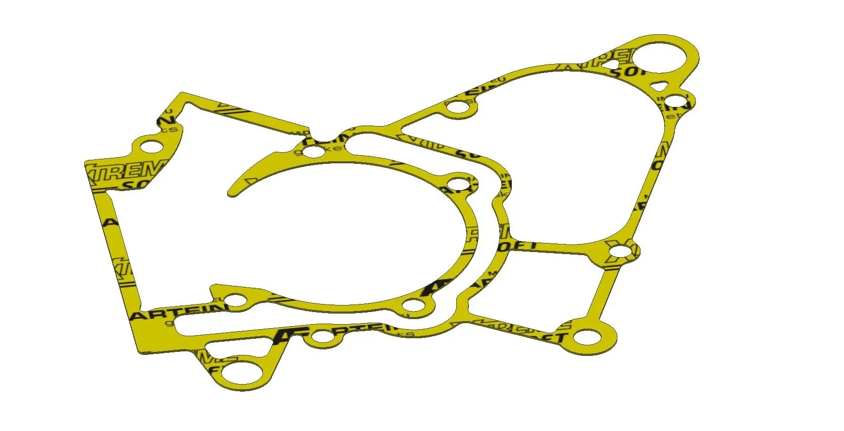 XRADICAL(ARTEIN GASKETS) těsnění klikové skříně motoru (střed motoru) KTM SX 50 '09-'17, KTM SX 50 MINI '09-'17, HUSQVARNA TC 50 '14-'17, GAS GAS MC