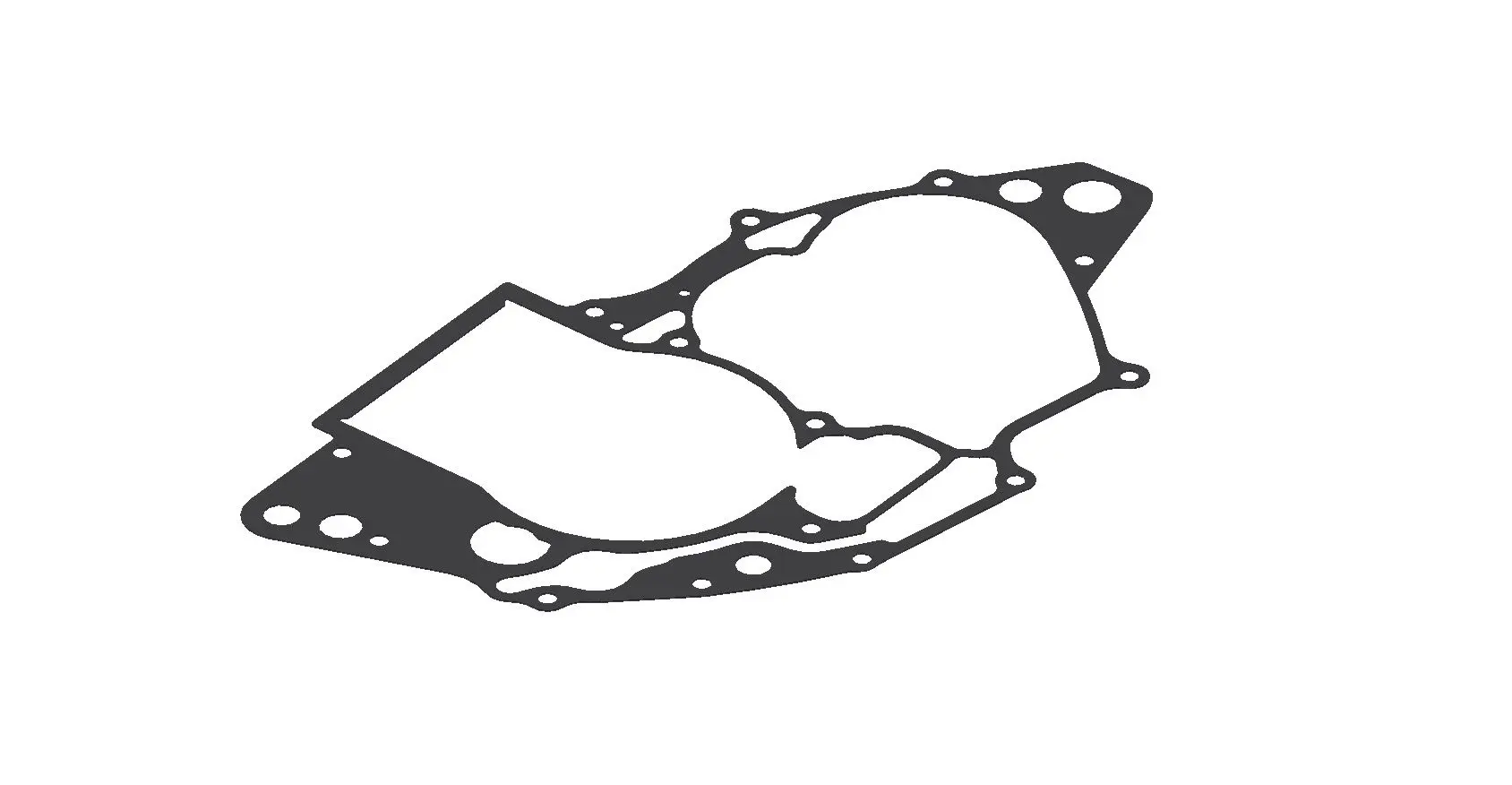 XRADICAL(ARTEIN GASKETS) těsnění klikové skříně motoru (střed motoru) HONDA CRF 250R '04-'09 ,CRF 250X '04-'17 (kovové pokovené) ( )