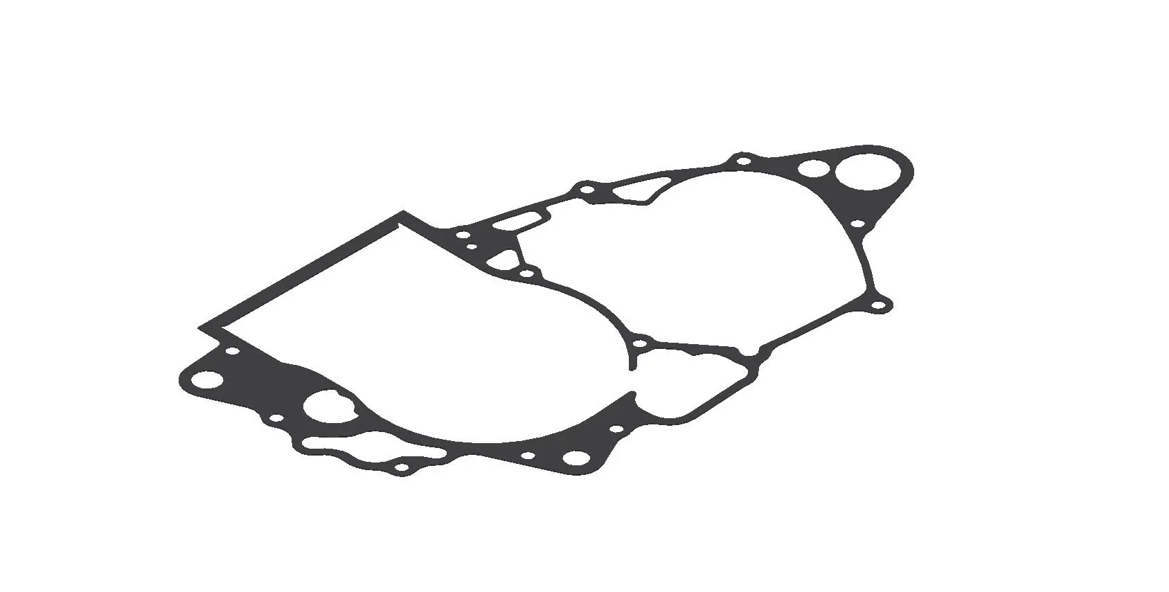 XRADICAL(ARTEIN GASKETS) těsnění klikové skříně motoru (střed motoru) HONDA CRF 450R '02-'04 (kovové pokovené) ( )