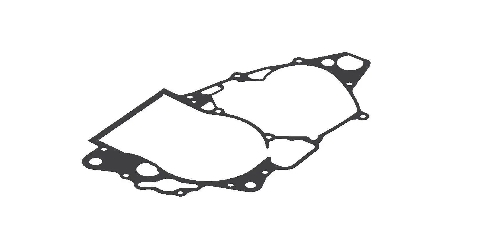 XRADICAL(ARTEIN GASKETS) těsnění klikové skříně motoru (střed motoru) HONDA CRF 450R '05-'08 (kovové pokovené) ( )