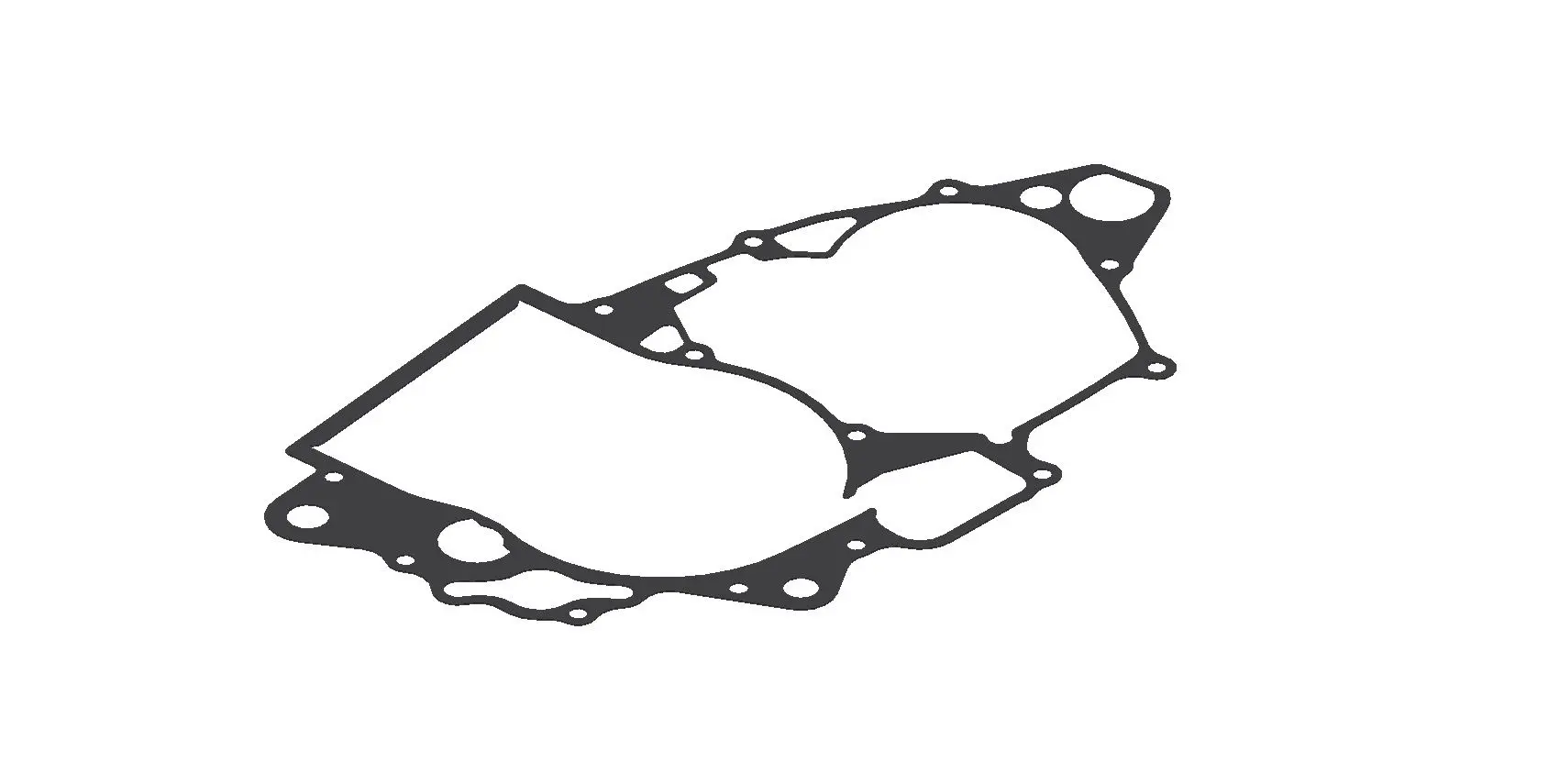 XRADICAL(ARTEIN GASKETS) těsnění klikové skříně motoru (střed motoru) HONDA CRF 450X '05-'15 (kovové pokovené) ( )