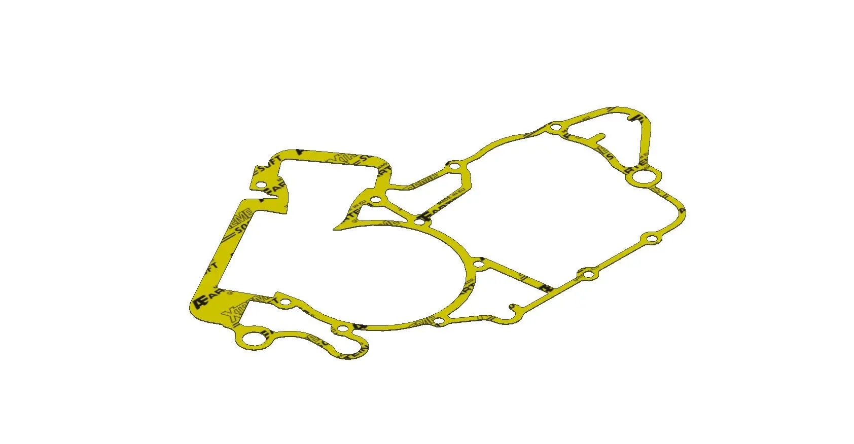 XRADICAL(ARTEIN GASKETS) těsnění klikové skříně motoru (střed motoru) KTM SX 125 '02-'15 , EXC 125 '02-'16, HUSQVARNA TC 125 '14-'15, TE'14-'16,
