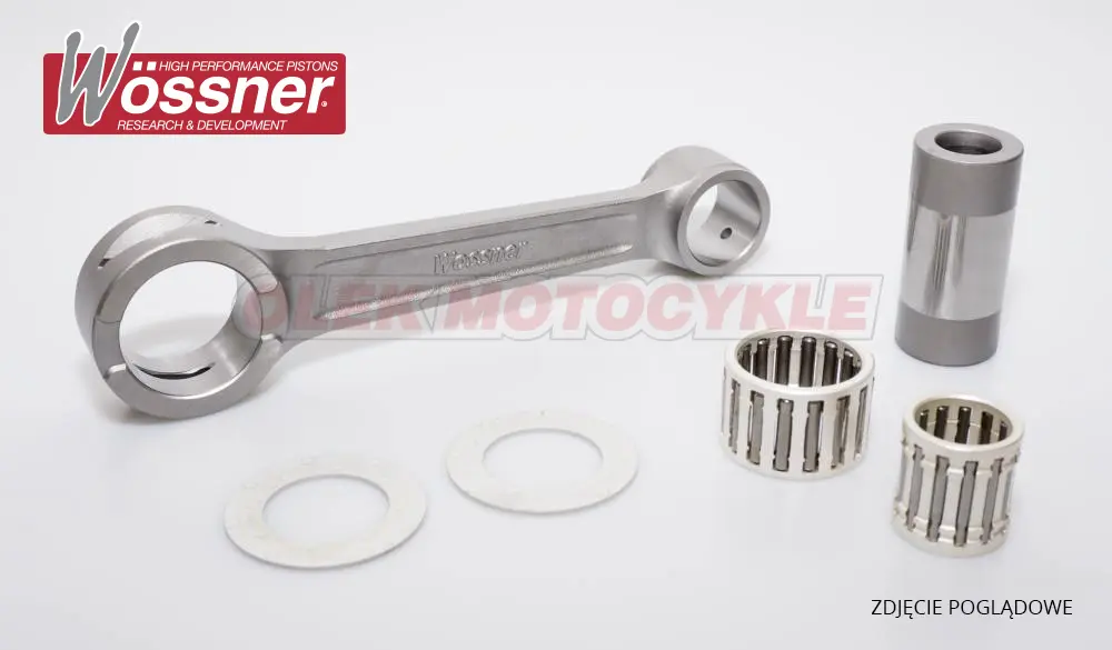 WOSSNER ojniční sada (2T) KTM SX 65 (SX65) 09-26, HUSQVARNA TC 17-26, GAS GAS MC 65 21-26 (WOSSNER ojniční sada (2T) KTM SX 65 (SX65) 09-26,)