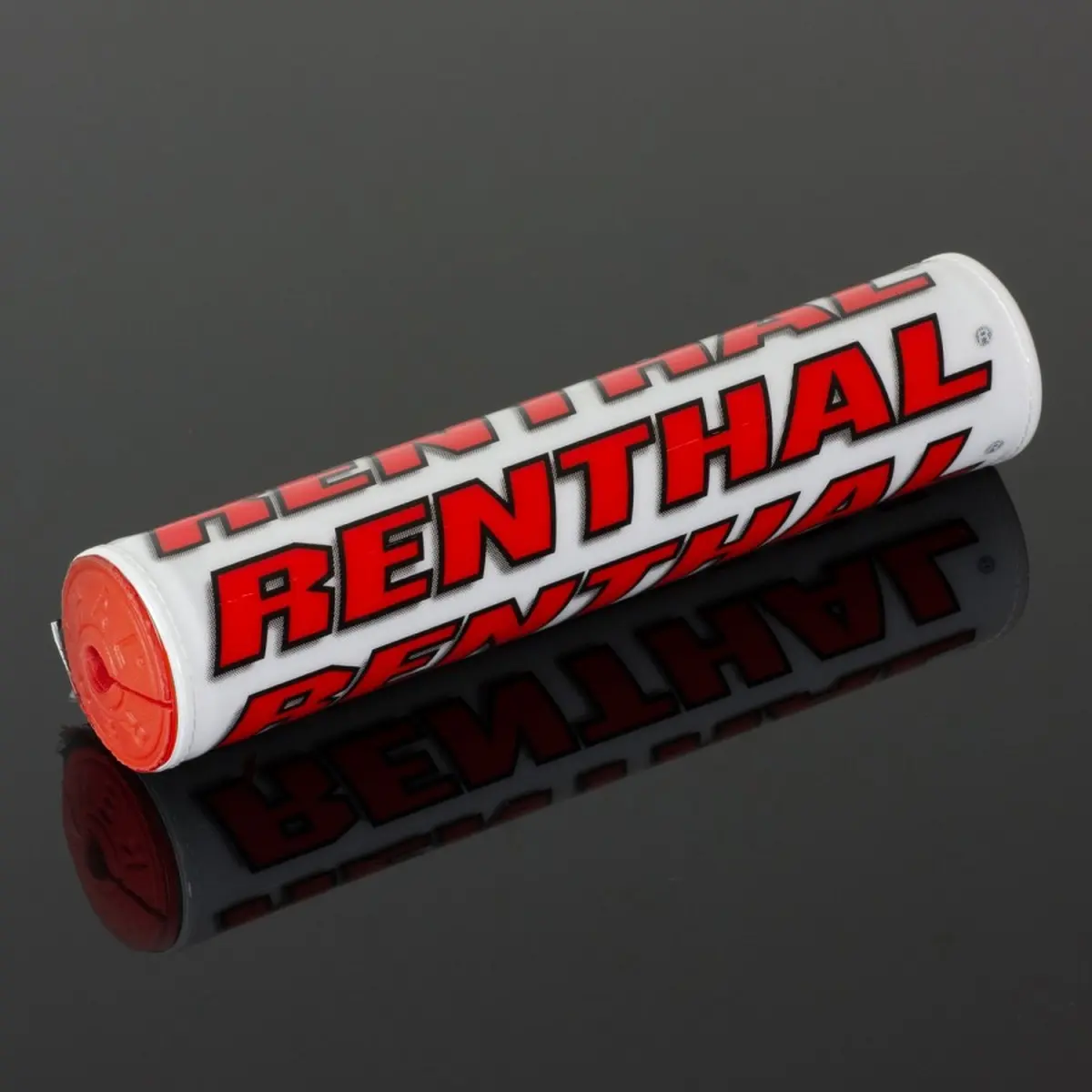RENTHAL chránič řídítek SX PAD (240mm) barva bílá/červená s logem RENTHAL (RENTHAL chránič řídítek SX PAD (240mm) barva bílá/červená s logem RENTHAL)