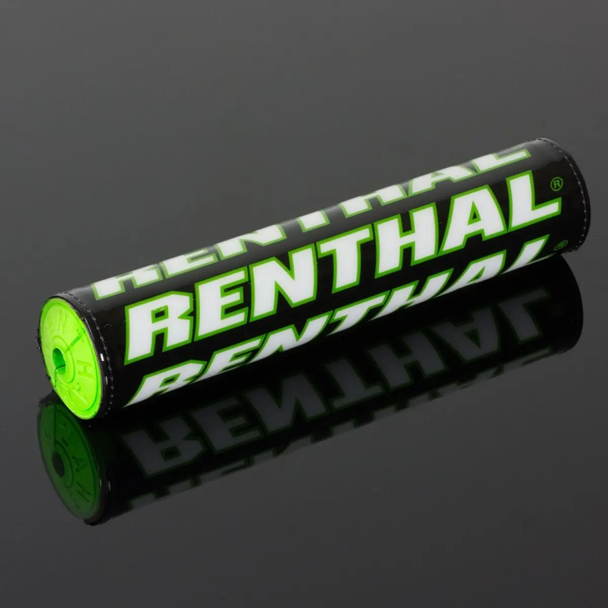 RENTHAL chránič řídítek SX PAD (240mm) barva černá/zelená/bílá s logem RENTHAL (RENTHAL chránič řídítek SX PAD (240mm) barva černá/zelená/bílá s)